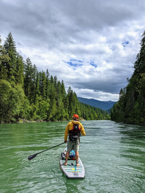 Paddleboard Slocan River